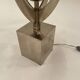 Pair of Ogive lamps in stainless steel by Maison Charles Paris 1970
