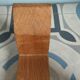 Table lamp in opaline and vintage wood