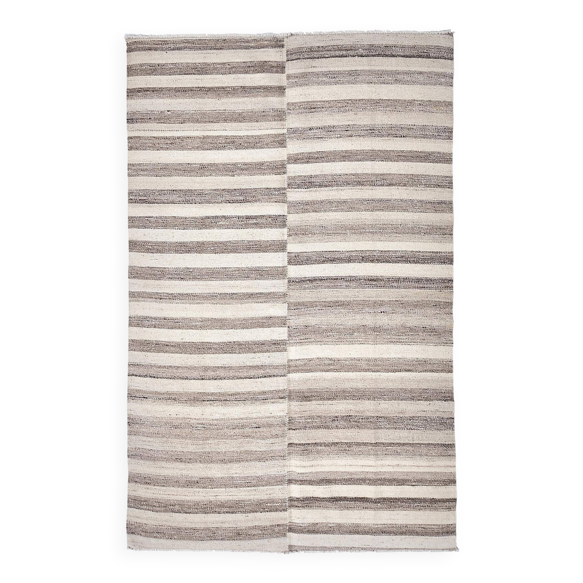 small kilim rug, vintage wool kilim carpet 137x212 cm , hand made carpet.