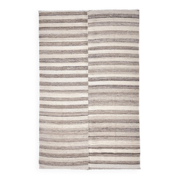 small kilim rug, vintage wool kilim carpet 137x212 cm , hand made carpet.