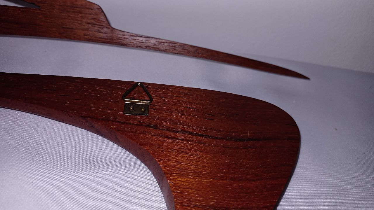 Wall decoration in teak Denmark 70