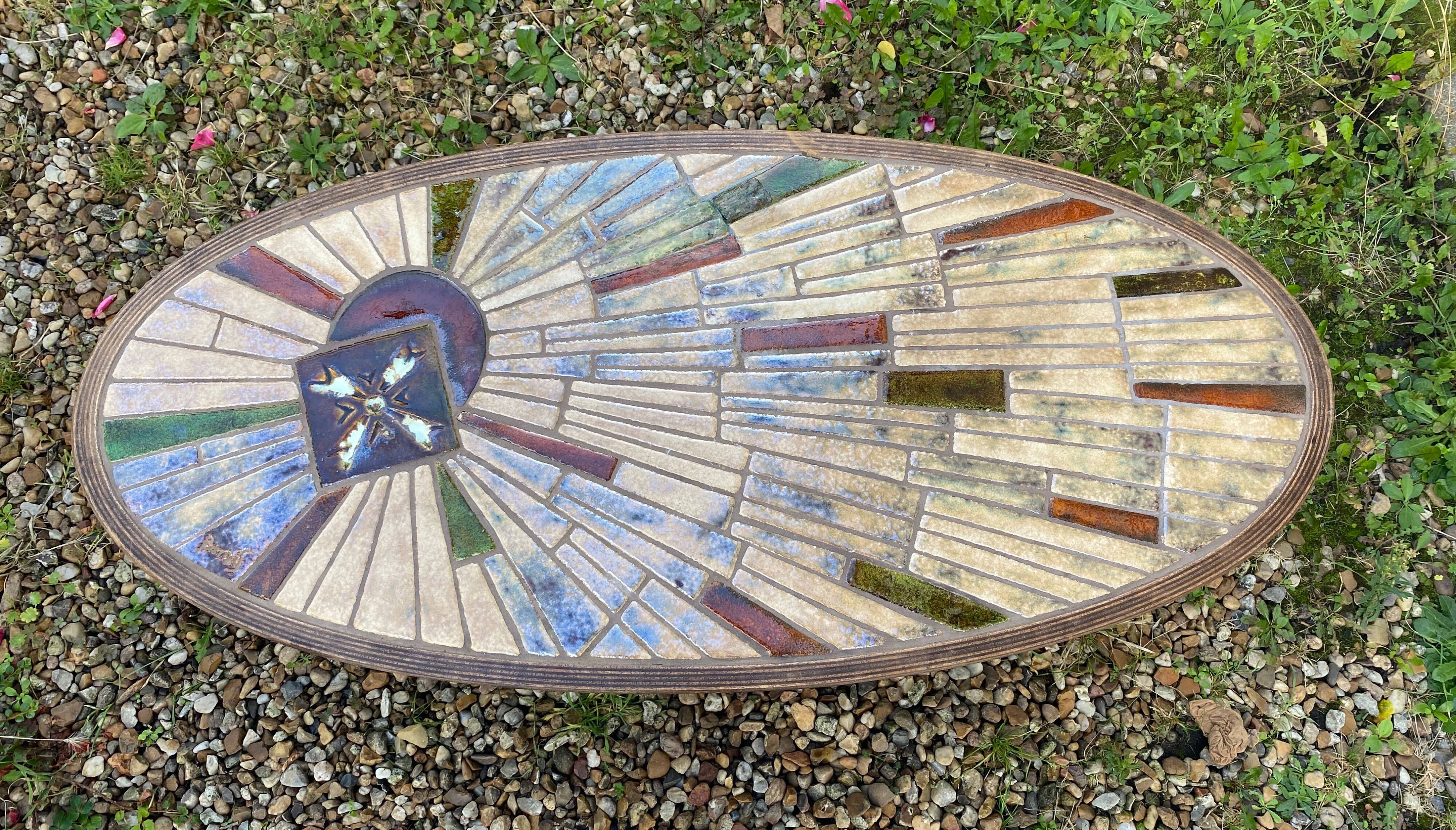 Vallauris coffee table by Barrois