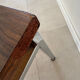 Table basse vintage bois et métal 1970