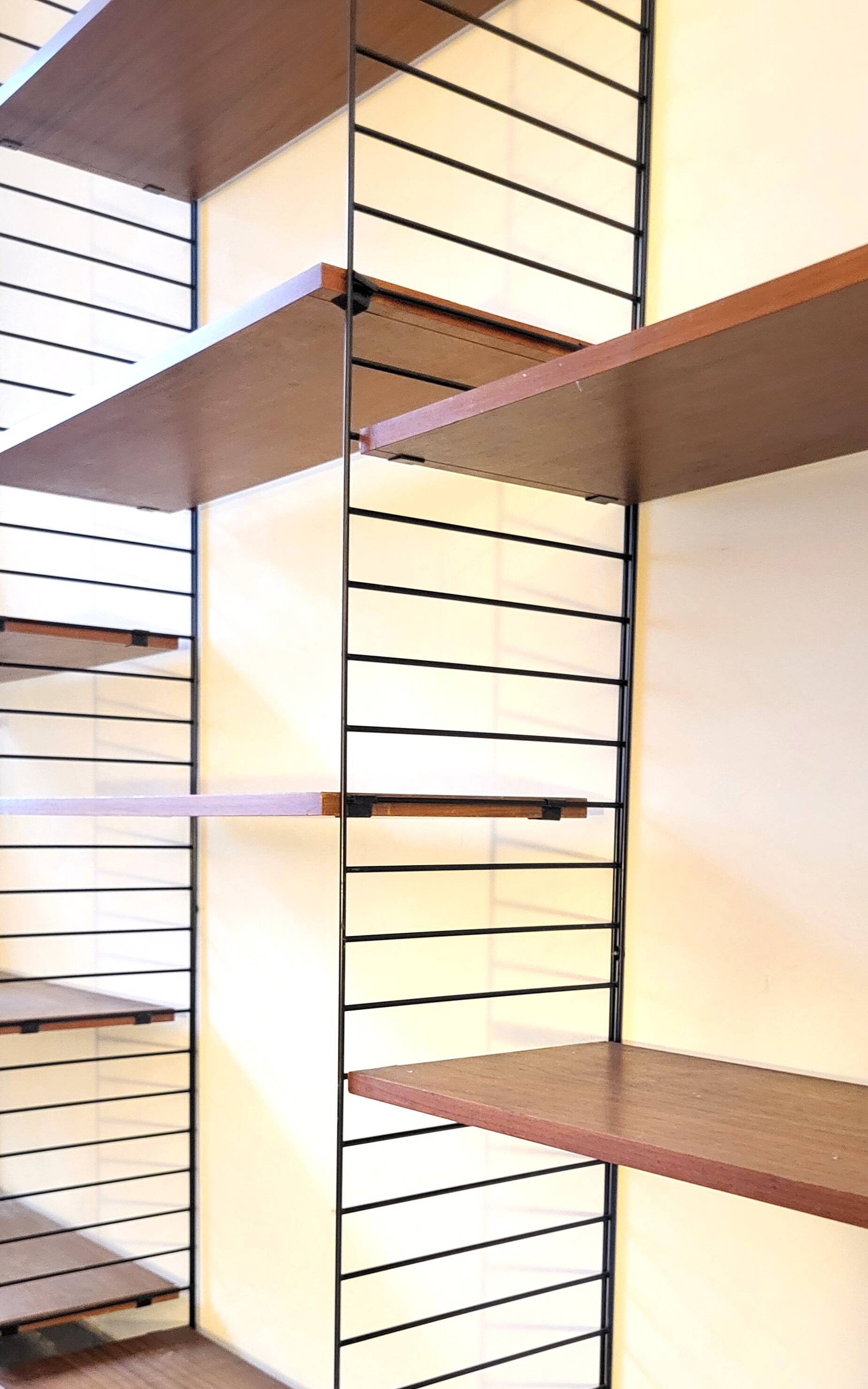 Large Modular String Shelf Scandinavian 1970s