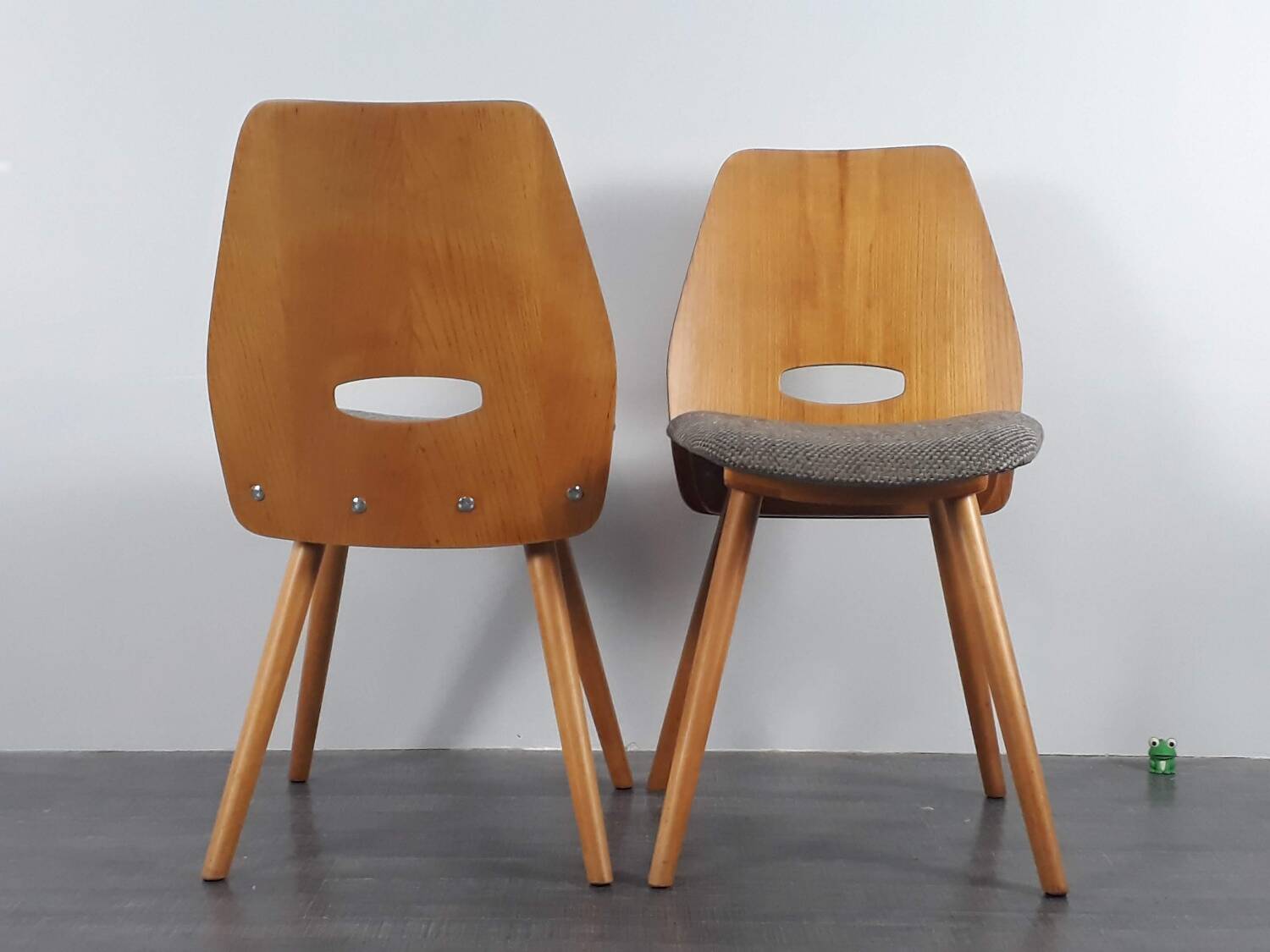 Set of 4 Lollipops chairs, Jiràk design, 1960s