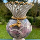 Vintage shell vase
