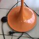Vintage 70s orange eyeball floor lamp