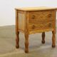 Vintage Danish 1960s oak nightstand / bedside table style of Henning Kjærnulf