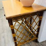 Vintage rattan desk