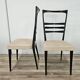 Beech and Skai dining chairs