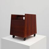 Magazine LP Caddy Rack by Rolf Hesland for Bruksbo, Norway 1970s