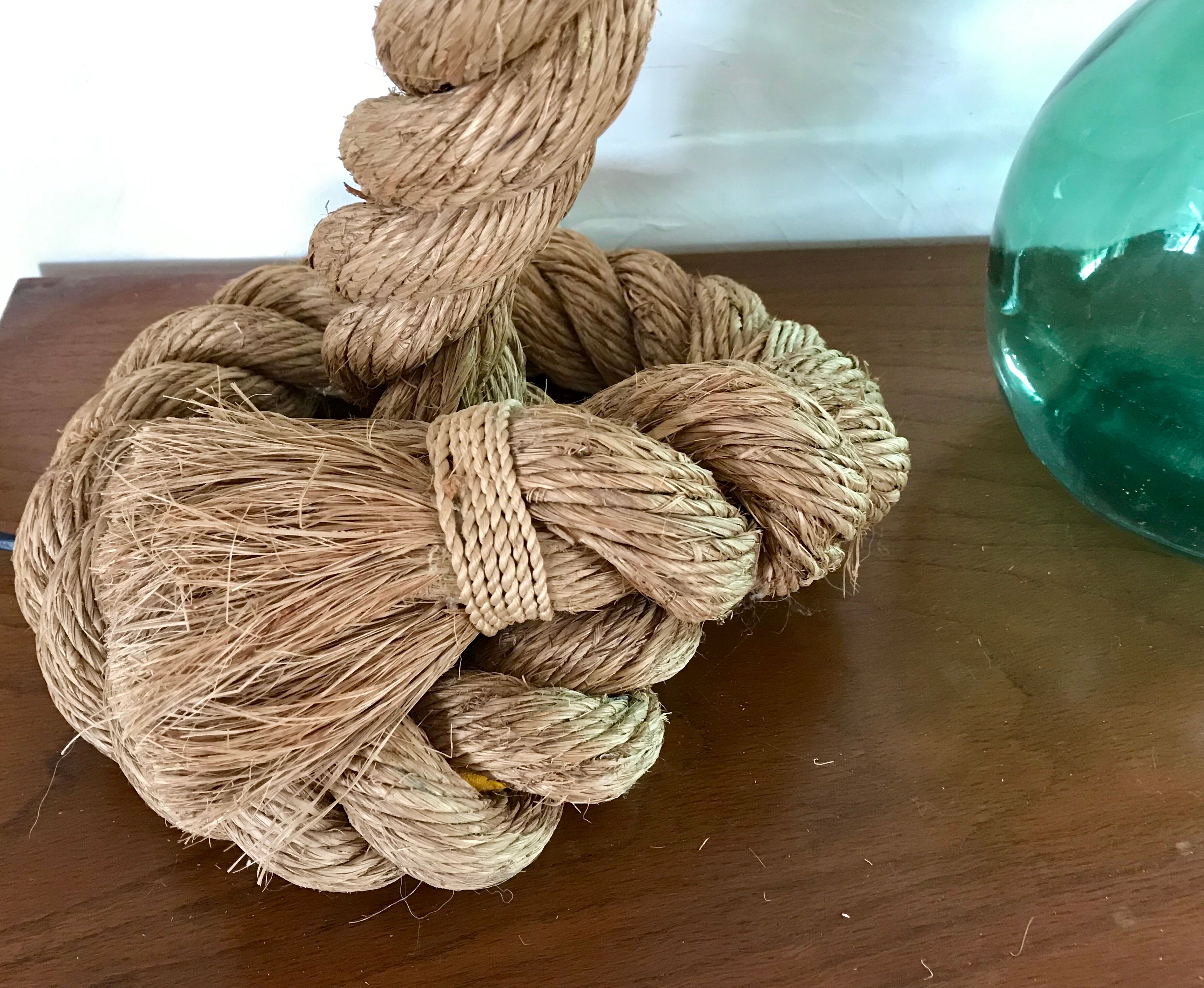 Rope vintage lamp