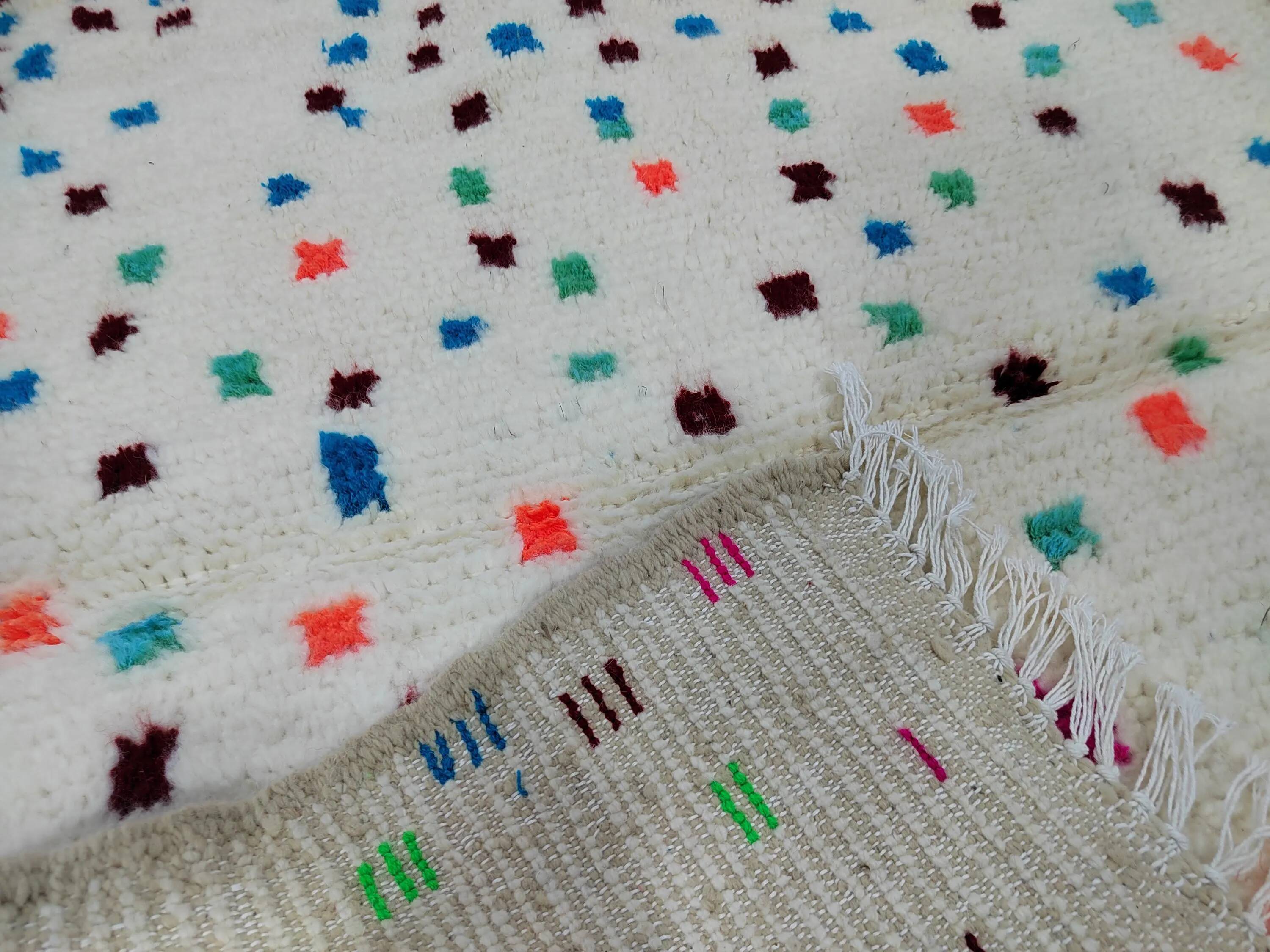 Handmade Moroccan rug 3 x 2 m