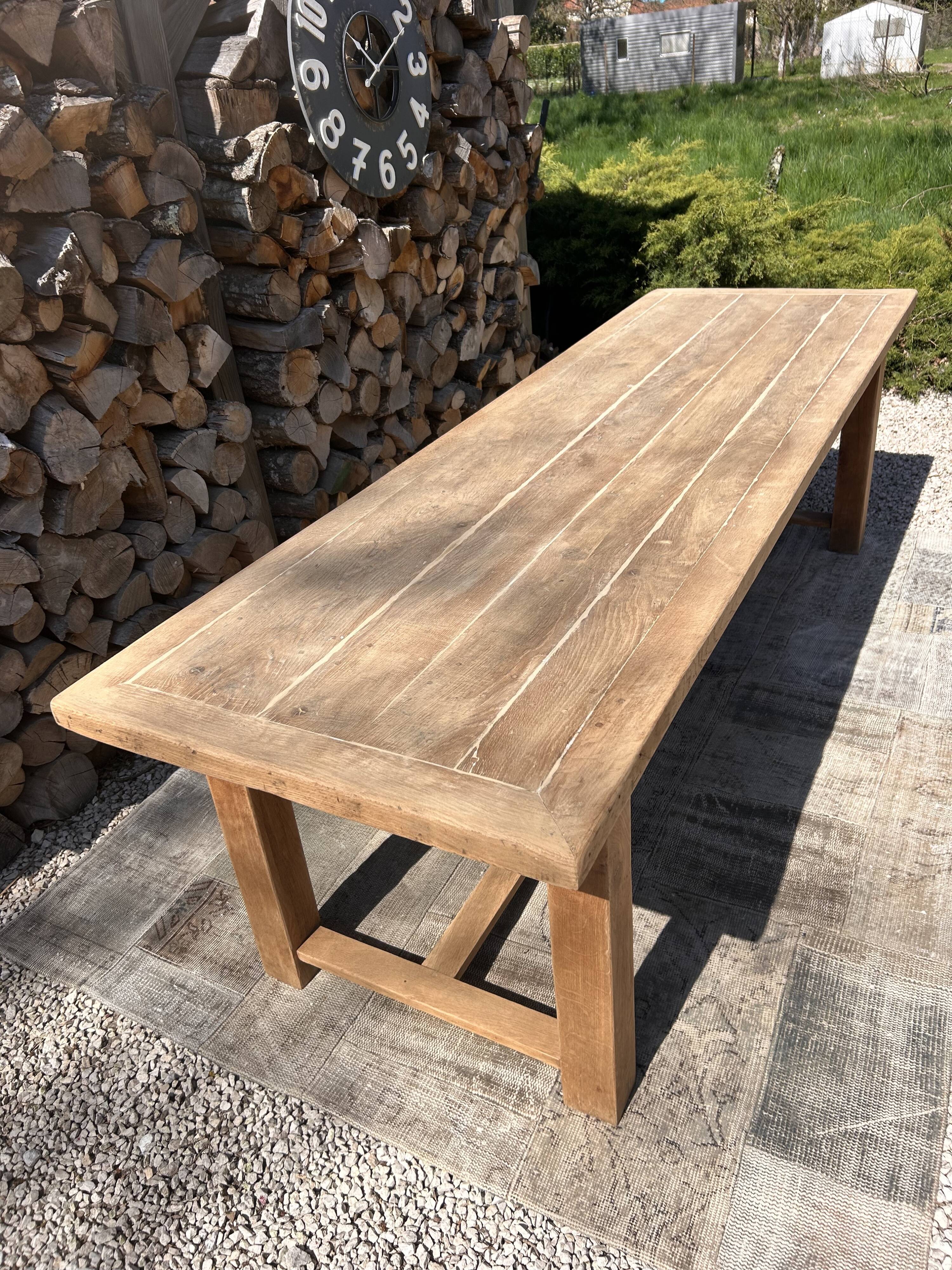 250cm renovated farmhouse table