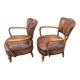 Pair of club chairs