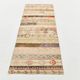 Cream Beige Turkish Vintage Runner Rug, 80x224Cm