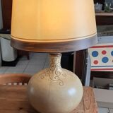 Lampe en grés vintage des années 60