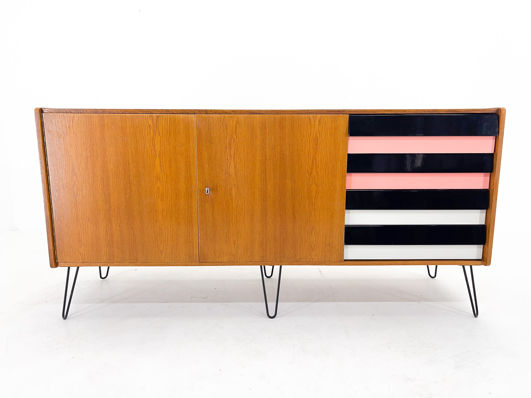 1960s sideboard with drawers by Jiri Jiroutek, Czechoslovakia