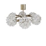 Sputnik chandelier, Kamenicky Senov, Czechoslovakia, 1970s.