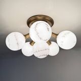 Hillebrand Sputnik Ceiling lamp flush mount , 1970s