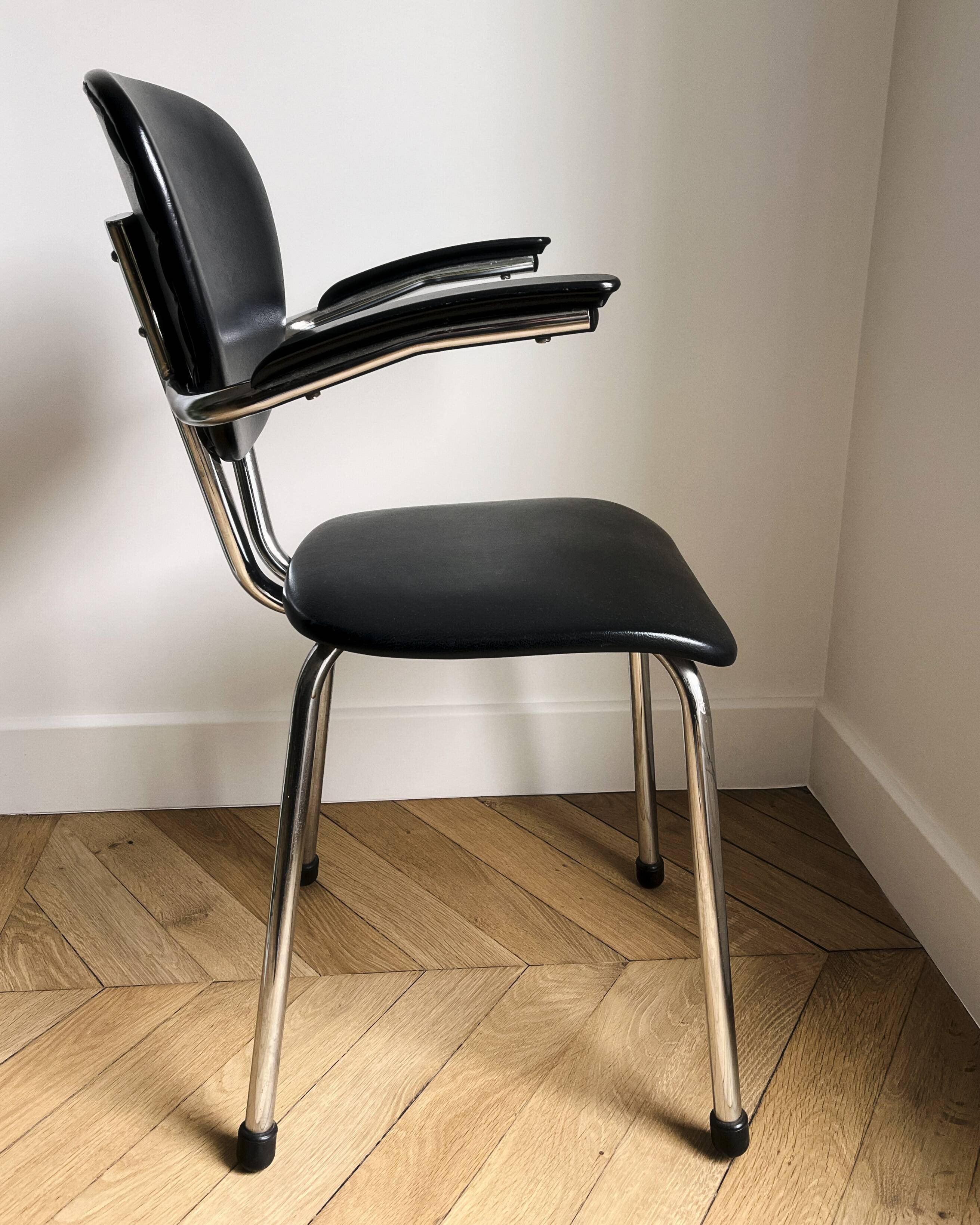 Chaise Tubax vintage 1950