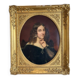 Period portrait signed Raymond Auguste Quinsac Monvoisin 1794-1870