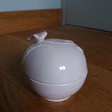 Spherical box in pink ceramic Willemse