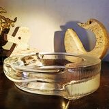 1970s Big Ashtray by Fabio Frontini for Arnolfo di Cambio in Lead Crystal,