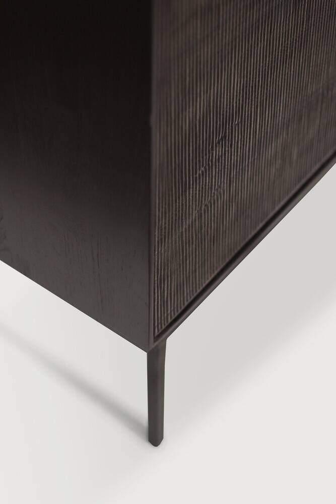 Buffet ethnicraft grooves solid wood
