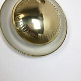 Set of two modernist brass metal sconces wall light, italy, 1950s