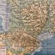 Old geological map of France - 1900