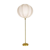 Large brass table lamp by Aage Petersen, for Le Klint, Denmark, 1970s.