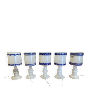 ensemble de cinq lampes