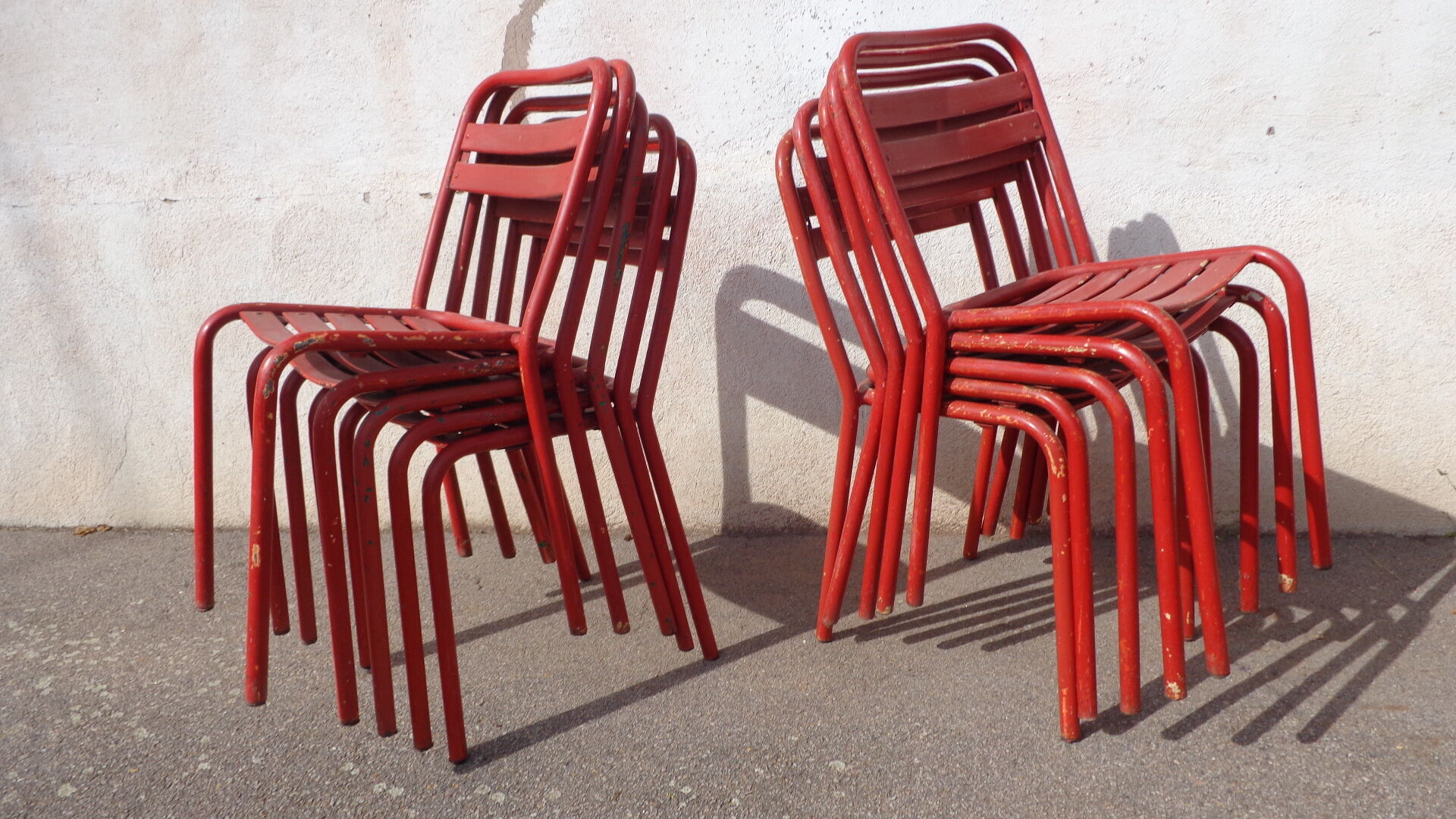 10 Tolix terrace chairs