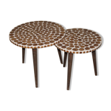 Duo resin coffee tables