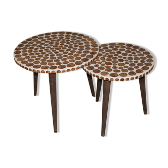 Duo resin coffee tables