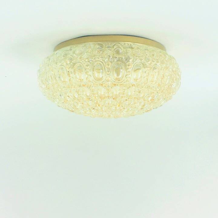 Lustre en verre bulle du milieu du siècle par Helena Tynell pour Limburg, années 1960.