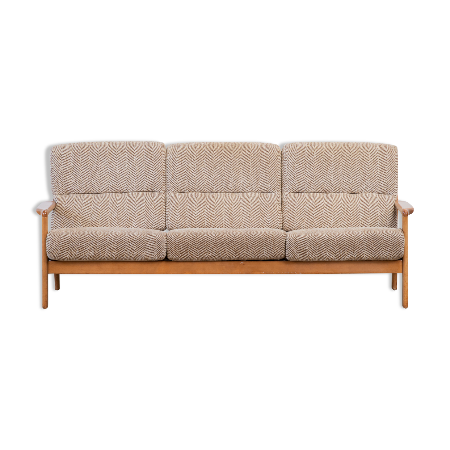 Vintage Scandinavian Sofa – 195 cm