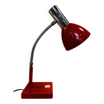 Lampe de bureau vintage rouge