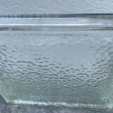 Cendrier pavé de verre transparent