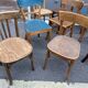 Lot 25 chaises bistrot restaurant bois courbé vintage