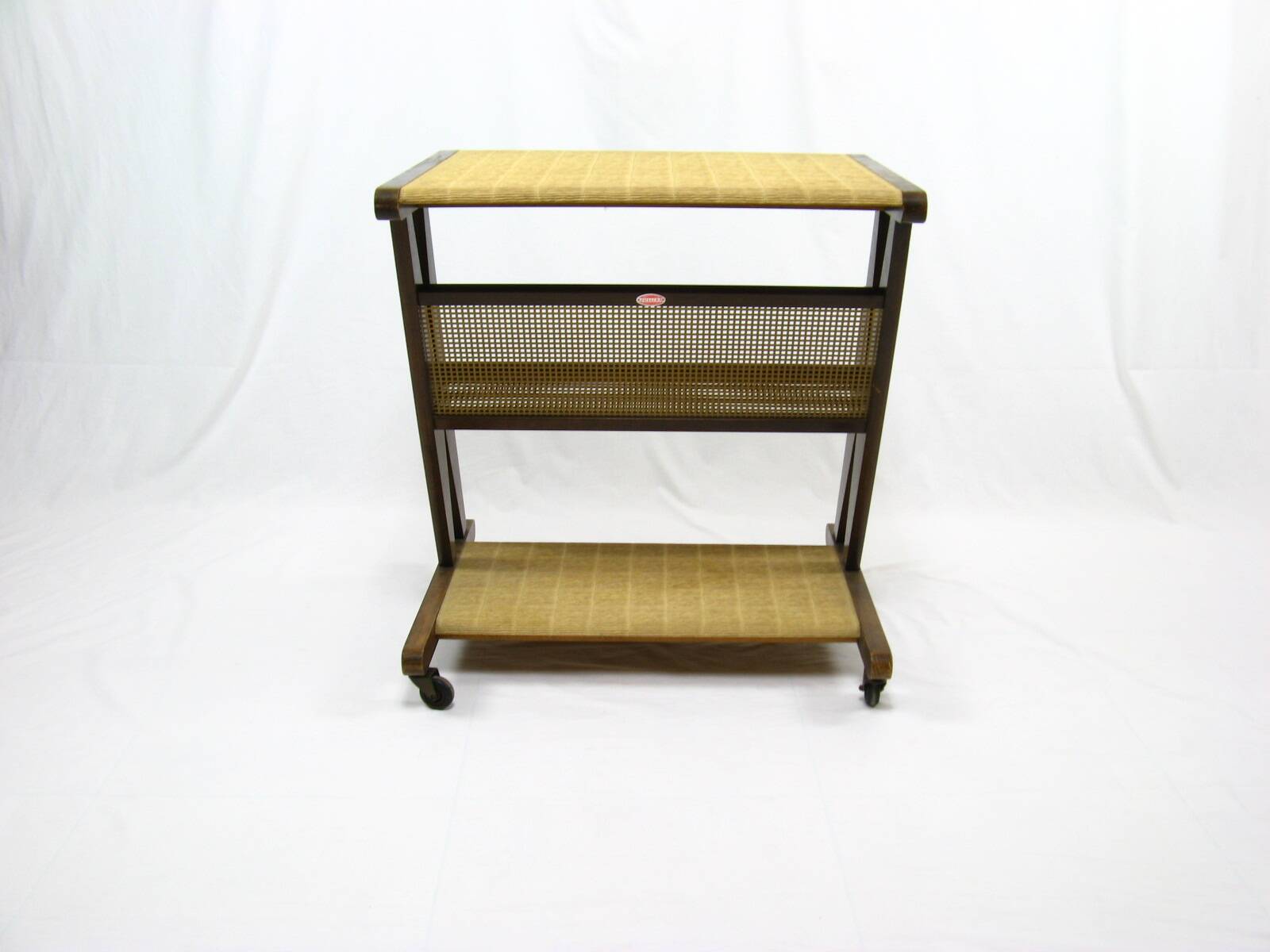 Jullian serving unit on wheels, vintage