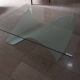 Coffee table glass Roche Bobois designer Maurice Barilone