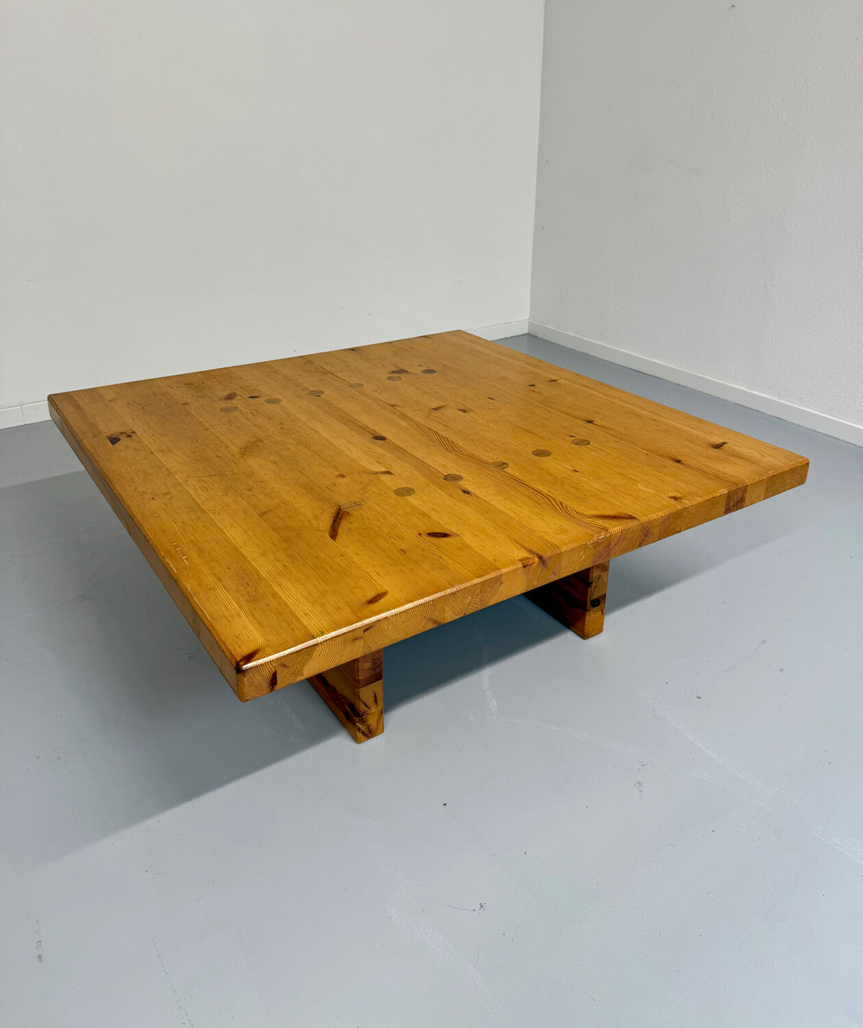 Pine coffee table "Kvadrat" design Wilhelmsson Andersson and Söner