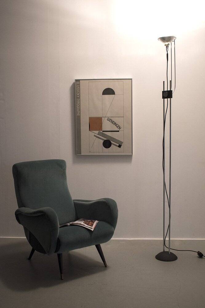 Vintage Italian Uplight Floor Lamps