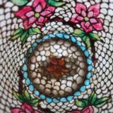 Pair of vintage Plique-à-jour cloisonné bowls, China