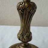 Pair of bronze candlesticks