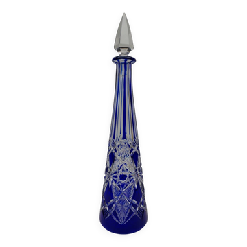 Baccarat crystal decanter, Lagny model, circa 1910-1920.