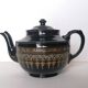 Victoria numbered enamelled earthenware teapot