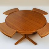 Table de Repas Danoise Flip-Flap Édition Dyrlund Modèle « Lotus » en Teck 1